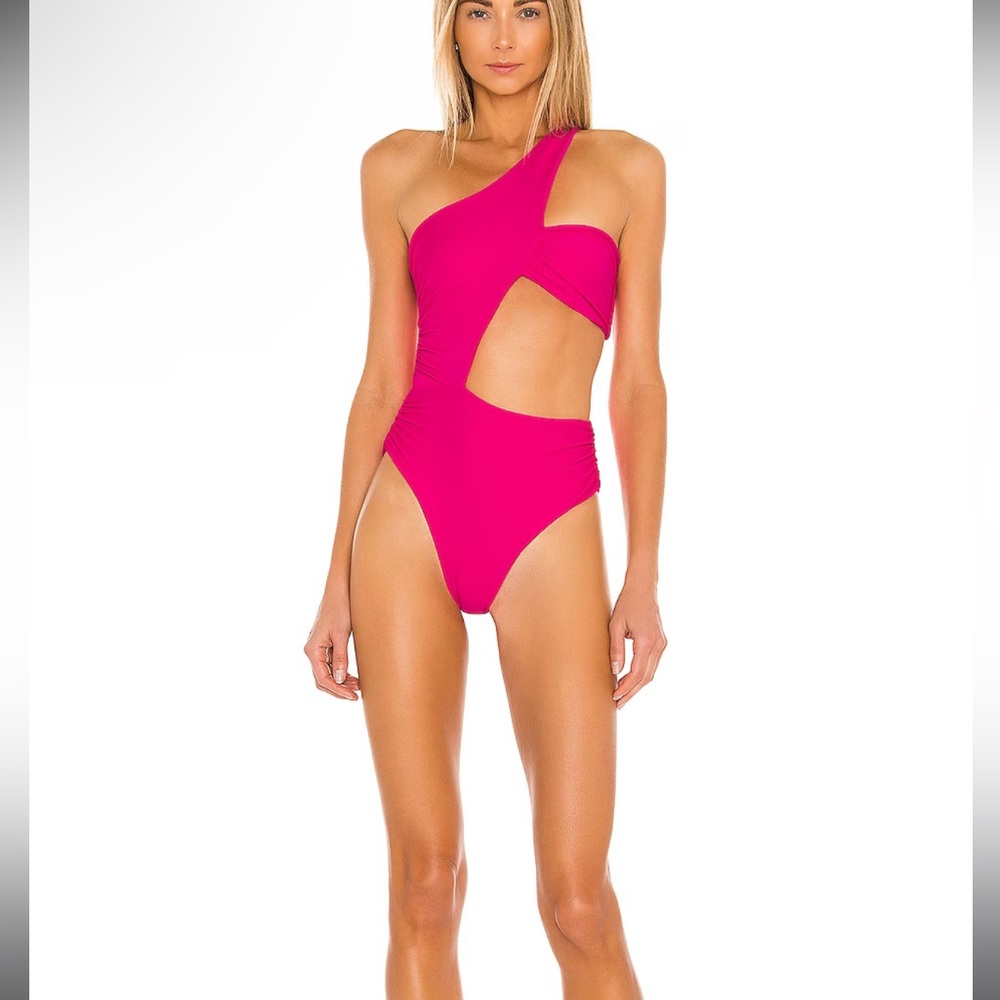 Lovers and Friends Aiko One Piece in Hot Pink Medium